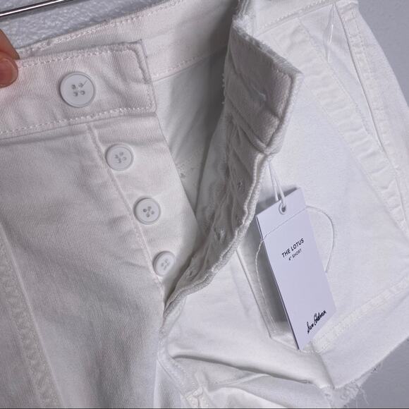 Sam Edelman Lotus Raw Edge Utility Shorts Size 2 - Picture 8 of 12